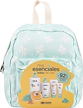 Kup Zestaw (shmp 750 ml + b/lot 400 ml + f/cr 50 ml + ointment 100 ml + backpack) - Isdin Baby Naturals Set 