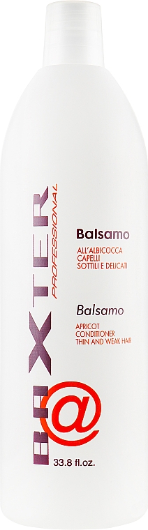 Balsam-odżywka Morela do cienkich włosów - Punti Di Vista Baxter Advanced Hair Care Apricot Conditioner — Zdjęcie N1