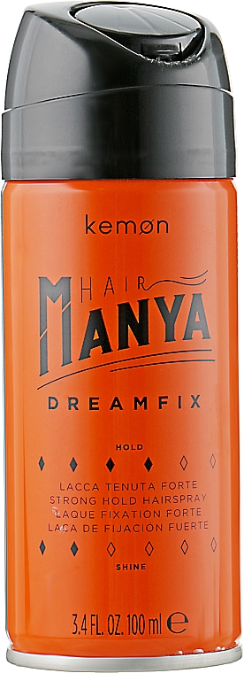 Lakier do włosów mocno utrwalający o zapachu mango - Kemon ﻿Hair Manya Dreamfix — Zdjęcie N1