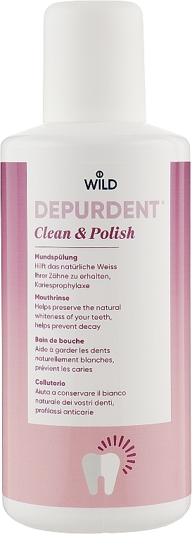 Płyn do płukania jamy ustnej Oczyszczanie i polerowanie - Dr. Wild Depurdent Clean&Polish Mouthrinse — Zdjęcie N1