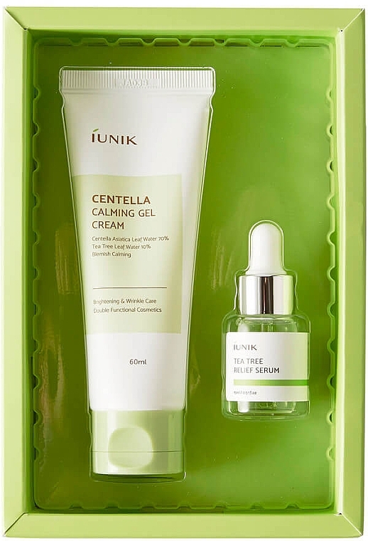 PRZECENA! Zestaw - iUNIK Centella Edition Skincare Set (cr/60 ml + ser/15 ml) * — Zdjęcie N1