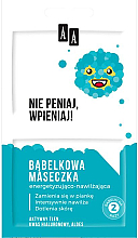 Kup PRZECENA! Energetyzująco-nawilżająca bąbelkowa maseczka Nie peniaj, wpieniaj! - AA Emoji *