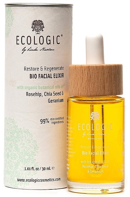 Eliksir do twarzy - Ecologic Cosmetics Bio Facial Elixir Restore & Regenerate — Zdjęcie N1