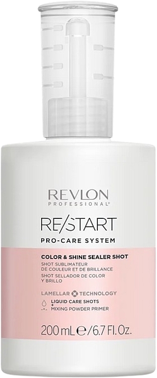 Serum do włosów farbowanych - Revlon Professional Restart Pro-Care System Color & Shine Sealer Shot — Zdjęcie N1