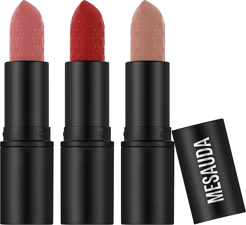 Zestaw - Mesauda Milano Cult Design Kit (lipstick/3x3g) — Zdjęcie N2