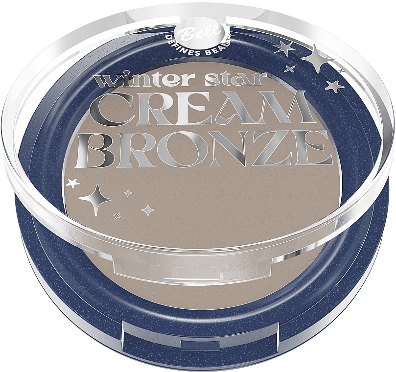 Kremowy bronzer do twarzy - Bell All Stars Winter Star Cream Bronze — Zdjęcie N1