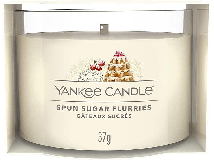 Mini świeczka zapachowa w szkle - Yankee Candle Spun Sugar Flurries Filled Votive — Zdjęcie N1