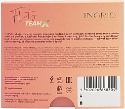 Paleta cieni do powiek - Ingrid Cosmetics Team X Flirty Eyeshadow Palette — Zdjęcie N5