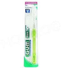 Szczoteczka do zębów, średnia sztywność, jasnozielona - G.U.M MicroTip Sensitive Toothbrush  — Zdjęcie N1