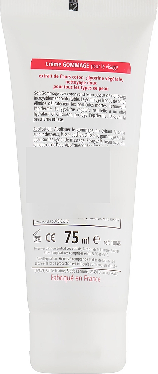 Bawełniany peeling gommage - La Grace Eclat De La Peau Gommage Coton — Zdjęcie N2