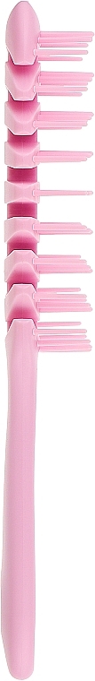 Szczotka do włosów 94SP108, 22x4x2,5 cm, różowa - Janeke Rectangular Spider Hairbrush Pink — Zdjęcie N2