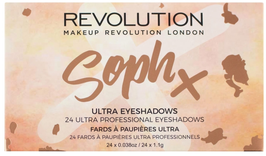 Paleta cieni do powiek - Makeup Revolution Soph X Eyeshadow Palette — Zdjęcie N4