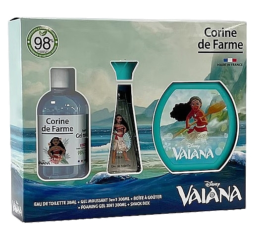 Corine De Farme Vaiana - Zestaw (edt/30ml + sh/gel/300ml + acc/1pc) — Zdjęcie N1