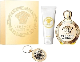 Kup Versace Eros Pour Femme - Zestaw (edp 100 ml + b/lot 100 ml + keychain)