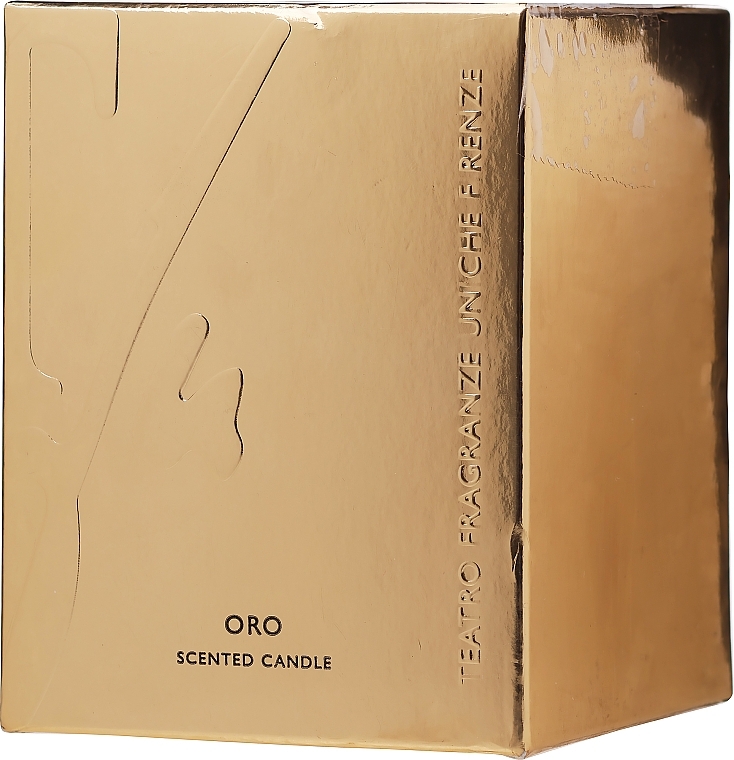 PRZECENA!  Świeca zapachowa - Teatro Fragranze Uniche Luxury Collection Oro Scented Candle * — Zdjęcie N3