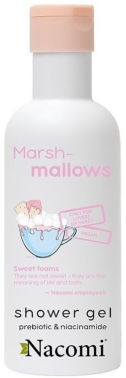 Żel pod prysznic Marshmallow - Nacomi Marshmallow Shower Gel