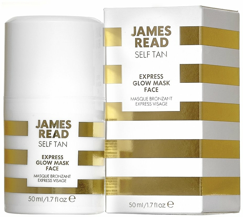 Ekspresowa samoopalająca maska do twarzy - James Read Express Self Tan Glow Mask Face — Zdjęcie N1