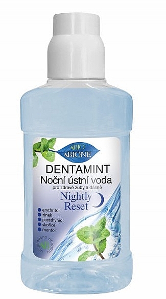 Płyn do płukania ust - Bione Cosmetics Dentamint Mouthwash Nightly Reset  — Zdjęcie N1