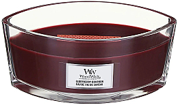 Kup Świeca zapachowa o zapachu burbona, owoców i drewna - Woodwick Ellipse Elderberry Bourbon