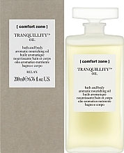 Olejek nawilżający do ciała i kąpieli - Comfort Zone Tranquillity Bath Oil — Zdjęcie N2