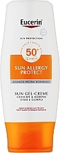 Krem-żel do skóry z alergią na słońce (SPF 50) - Eucerin Sun Allergy Protection Sun Creme-Gel SPF 50 — Zdjęcie N1