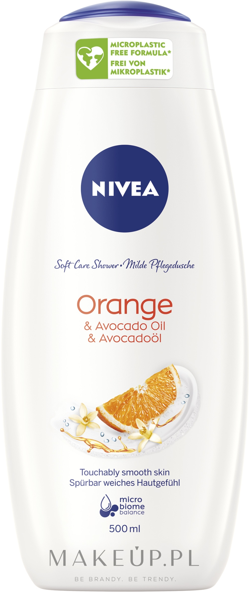 Pielęgnujący żel pod prysznic Pomarańcza i olej z awokado - NIVEA Care & Orange — Zdjęcie 500 ml