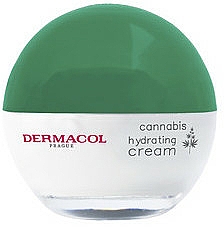 Uspokajająco-nawilżający krem do twarzy z olejem konopnym - Dermacol Cannabis Hydrating Cream — Zdjęcie N2