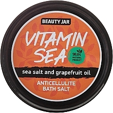 WYPRZEDAŻ Antycellulitowa sól morska do kąpieli z olejkiem grejpfrutowym - Beauty Jar Vitamin Sea Anticellulite Bath Salt * — Zdjęcie N2