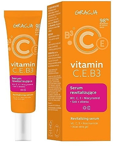 Serum rewitalizujące - Gracja Vitamin C.E.B3 Serum — Zdjęcie N2