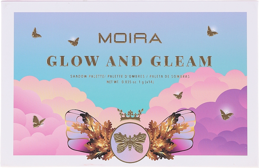 Paleta cieni do powiek - Moira Glow And Gleam Shadow Palette — Zdjęcie N2