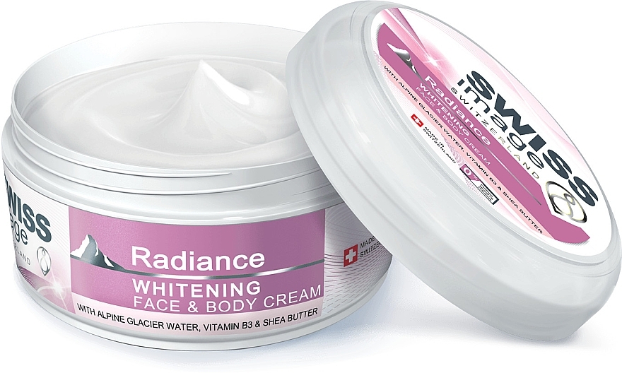 Krem wybielający do twarzy i ciała - Swiss Image Radiance Whitening Face & Body Cream — Zdjęcie N2