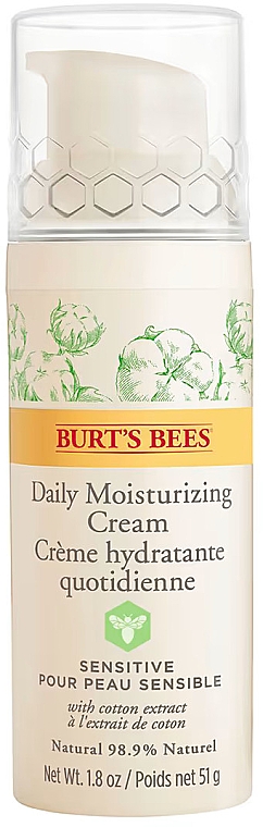 Nawilżający krem ​​do twarzy - Burt's Bees Sensitive Daily Moisturizing Cream — Zdjęcie N1