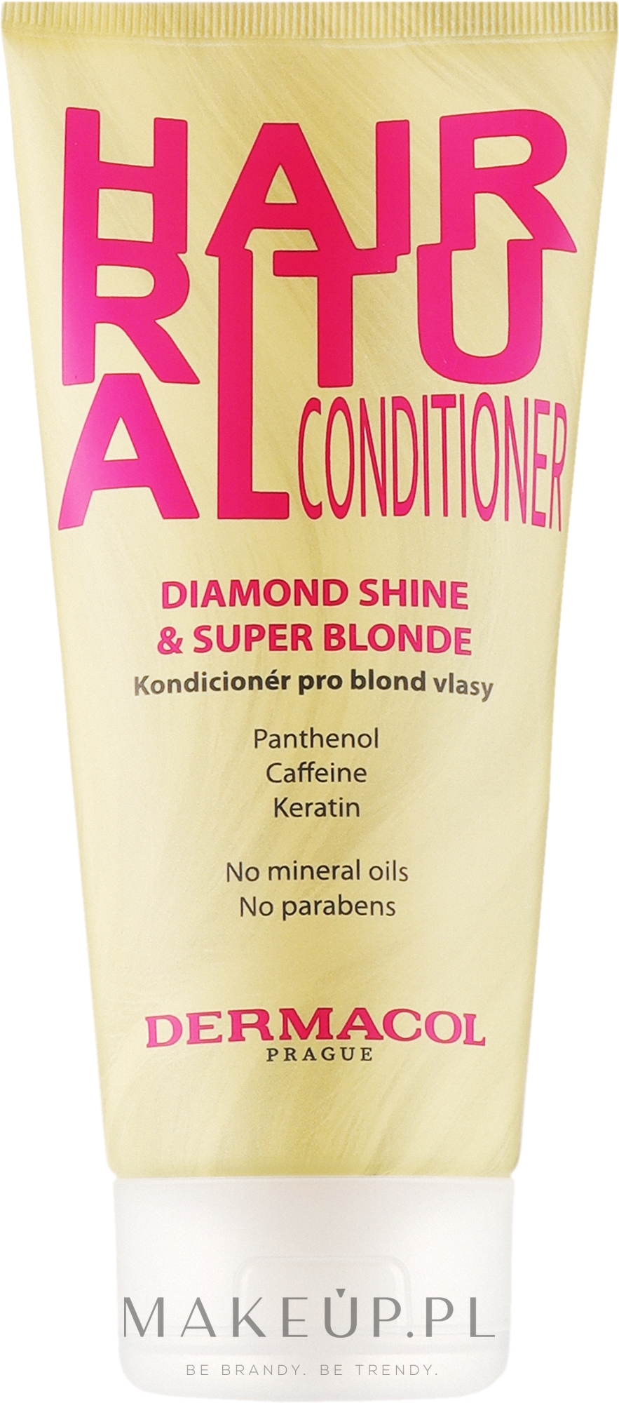 Odżywka dla blondynek - Dermacol Hair Ritual Diamond Shine & Super Blonde Conditioner — Zdjęcie 200 ml