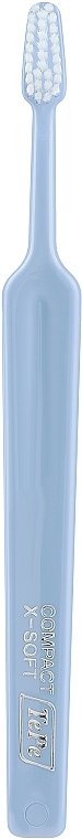 Miękka szczoteczka do zębów, niebieska - TePe Compact X-Soft Toothbrush — Zdjęcie N1