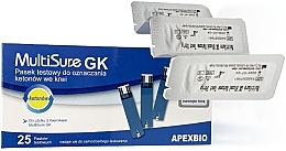 Kup Diagnostyczne paski testowe do oznaczania ketonów - Diather Diagnostics & Therapy MultiSure GK Ketone