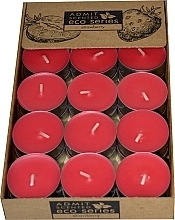 Podgrzewacze zapachowe tealight Truskawka, 30 szt. - Admit Scented Eco Series Strawberry — Zdjęcie N1