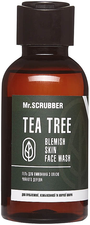 Żel do mycia z olejkiem z drzewa herbacianego - Mr.Scrubber Tea Tree Blemish Skin Face Wash