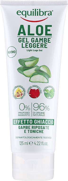 Żel z aloesem Lekkie nogi - Equilibra Light Leg Aloe Vera Gel — Zdjęcie N1