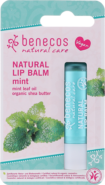 Balsam do ust Mięta - Benecos Natural Care Lip Balm Mint