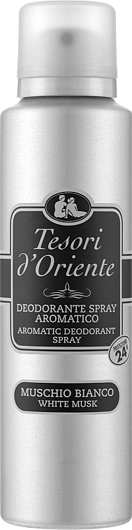 Dezodorant w sprayu Białe Piżmo - Tesori d’Oriente White Musk Deodorant Spray
