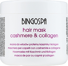 Kup Maska do włosów z proteinami kaszmiru i kolagenem - BingoSpa Hair Mask Cashmere And Collagen