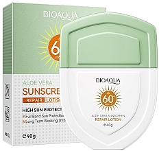 Kup Balsam przeciwsłoneczny do twarzy z ekstraktem z aloesu - Bioaqua Aloe Vera Sunscreen Repair Lotion SPF60+