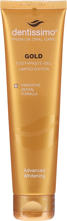 Żel-pasta do zębów wybielająca - Dentissimo Advanced Whitening Gold Toothpaste — Zdjęcie N3