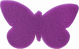 Kup Gąbka do kąpieli dla dzieci, fioletowy motylek - Grosik Camellia Bath Sponge For Children