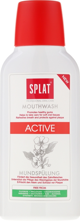 Aktywny płyn do płukania jamy ustnej - SPLAT Active Mouthwash