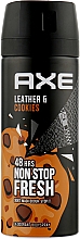 Kup Dezodorant w aerozolu dla mężczyzn Skóra i ciasteczka - Axe Leather & Cookies Non Stop Fresh Deodorant Body Spray
