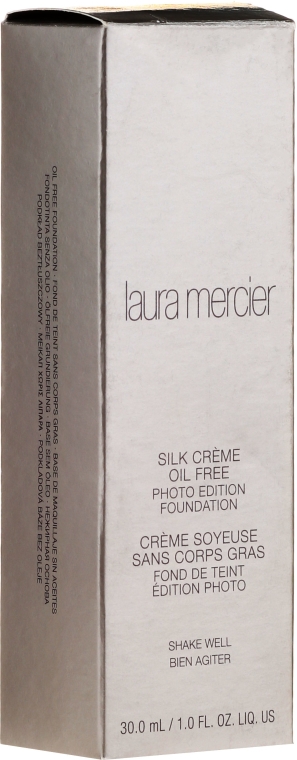 Podkład beztłuszczowy do twarzy - Laura Mercier Silk Crème Oil Free Photo Edition Foundation — Zdjęcie N1