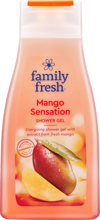 Energetyzujący żel pod prysznic Mango - Family Fresh Mango Sensation Shower Gel — Zdjęcie N1