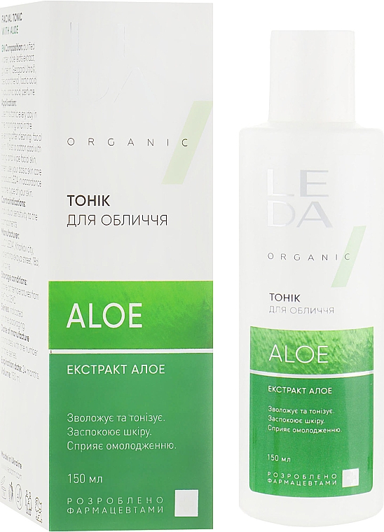 Tonik do twarzy z aloesem - Leda Aloe Facial Tonic — Zdjęcie N1