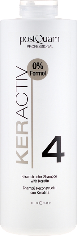 Odbudowujący szampon keratynowy - PostQuam Keractiv Reconstructor Shampoo With Keratin — Zdjęcie N3